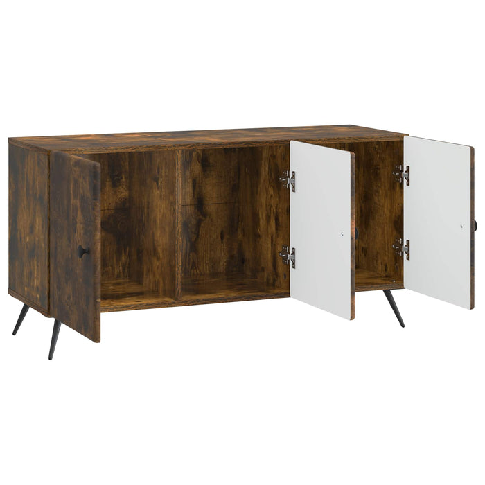 Cabinet TV Stejar fumuriu 99 x 34,5 x 50 cm Lemn prelucrat - WALTI WALTI