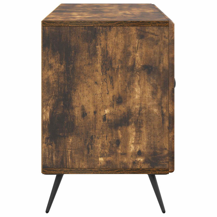 Cabinet TV Stejar fumuriu 99 x 34,5 x 50 cm Lemn prelucrat - WALTI WALTI