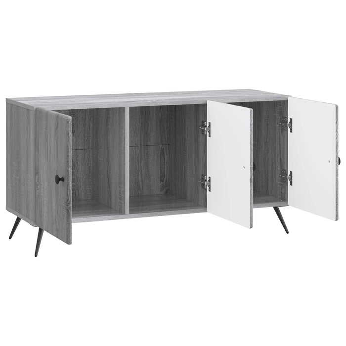 Cabinet TV Sonoma gri 99 x 34,5 x 50 cm Lemn prelucrat - WALTI WALTI