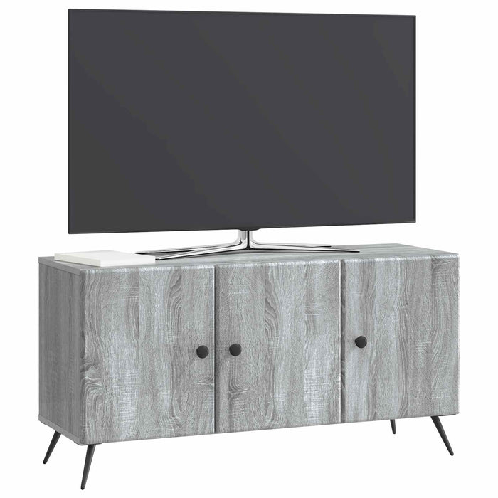 Cabinet TV Sonoma gri 99 x 34,5 x 50 cm Lemn prelucrat - WALTI WALTI