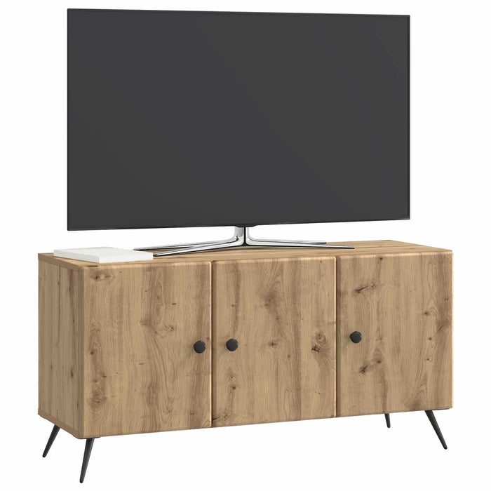 Cabinet TV Stejar Artizanal 99 x 34,5 x 50 cm Lemn prelucrat - WALTI WALTI