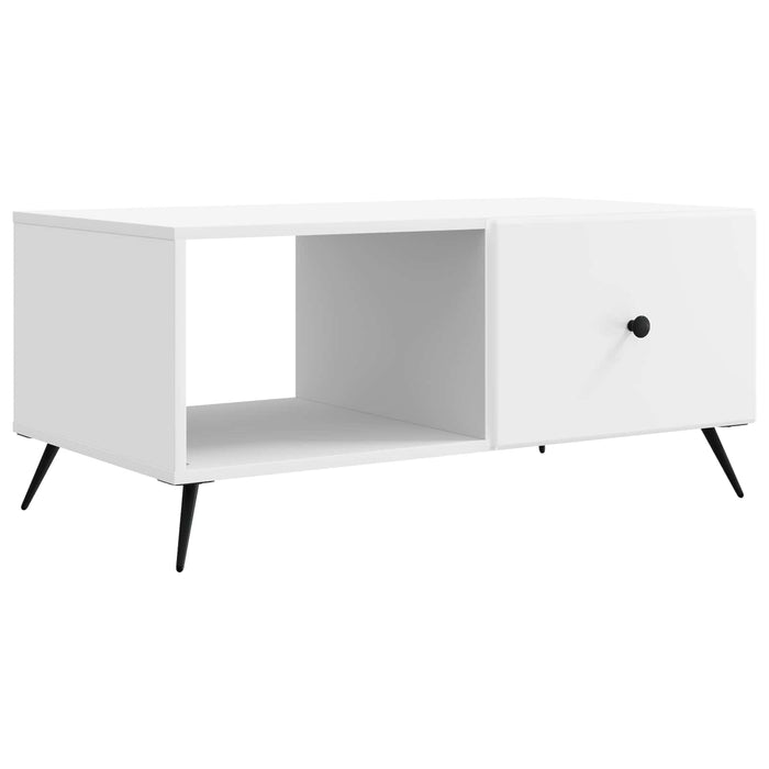 Masă de cafea Alb 90 x 50 x 40 cm Lemn prelucrat - WALTI WALTI