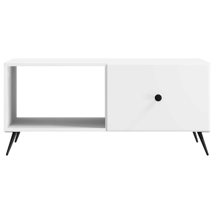 Masă de cafea Alb 90 x 50 x 40 cm Lemn prelucrat - WALTI WALTI