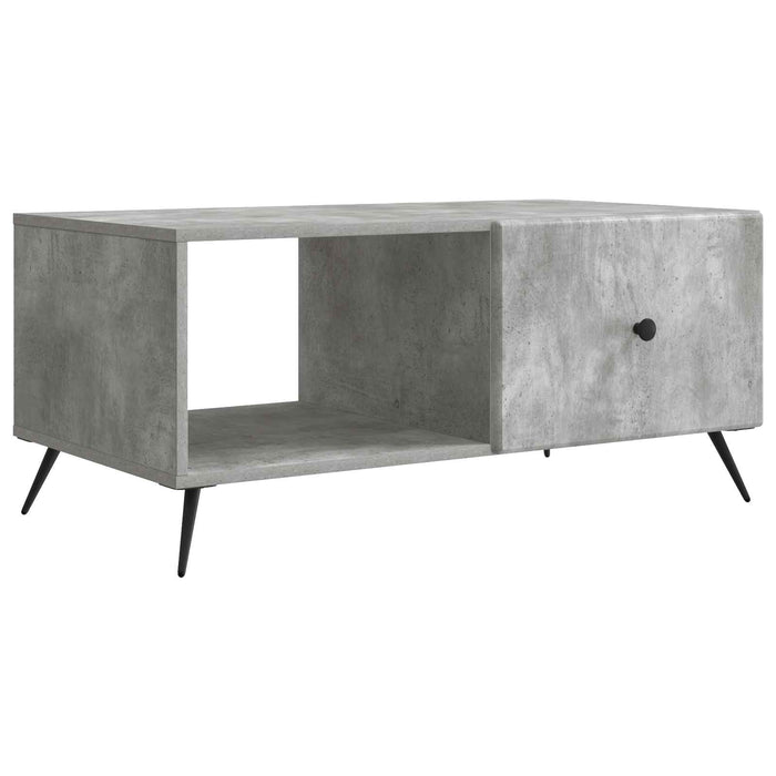 Masă de cafea Gri Beton 90 x 50 x 40 cm Lemn prelucrat - WALTI WALTI