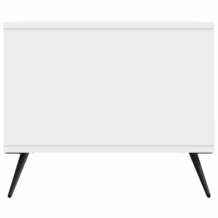 Masă de cafea Alb foarte lucios 90 x 50 x 40 cm Lemn prelucrat - WALTI WALTI