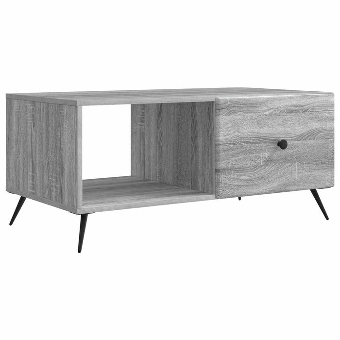 Masă de cafea Sonoma gri 90 x 50 x 40 cm Lemn prelucrat - WALTI WALTI