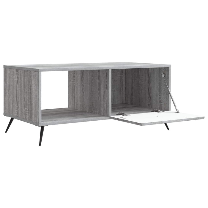 Masă de cafea Sonoma gri 90 x 50 x 40 cm Lemn prelucrat - WALTI WALTI