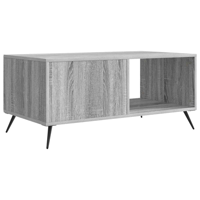 Masă de cafea Sonoma gri 90 x 50 x 40 cm Lemn prelucrat - WALTI WALTI