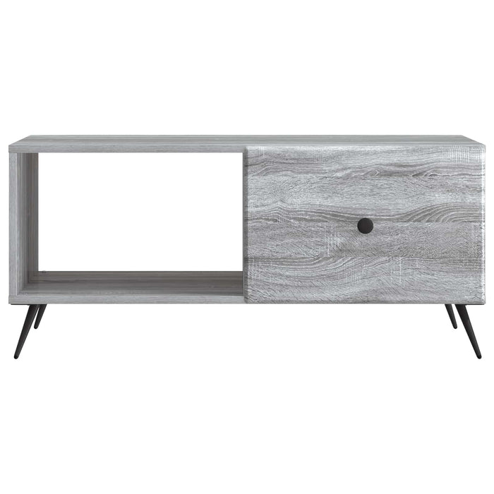Masă de cafea Sonoma gri 90 x 50 x 40 cm Lemn prelucrat - WALTI WALTI