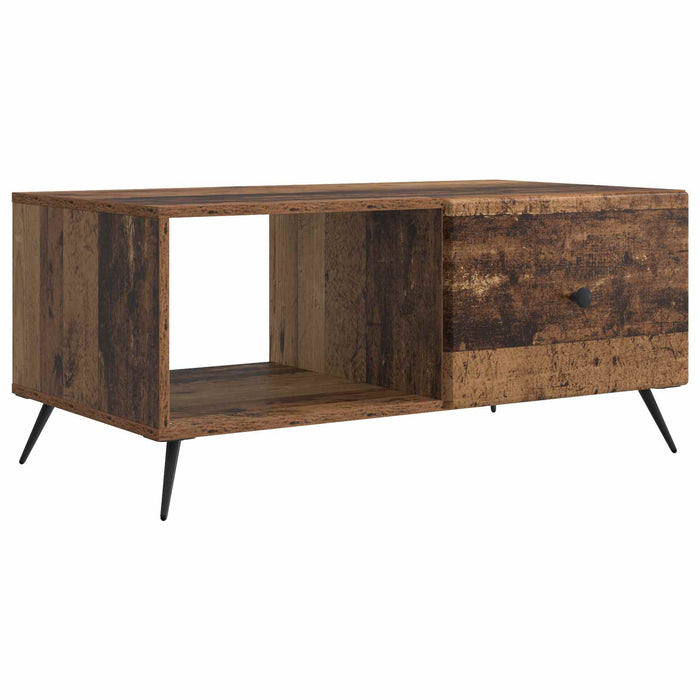 Masă de cafea Lemn vechi 90 x 50 x 40 cm Lemn prelucrat - WALTI WALTI