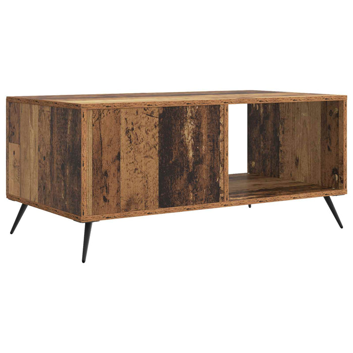 Masă de cafea Lemn vechi 90 x 50 x 40 cm Lemn prelucrat - WALTI WALTI