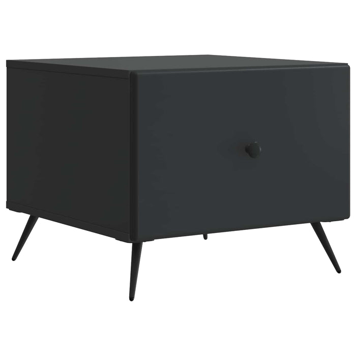 Masă de cafea cu sertar Negru 49 x 50 x 40 cm Lemn prelucrat - WALTI WALTI