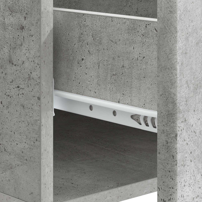 Masă de cafea Gri Beton 49 x 50 x 40 cm Lemn prelucrat - WALTI WALTI
