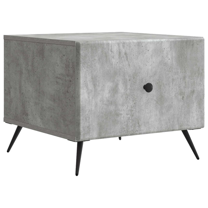 Masă de cafea Gri Beton 49 x 50 x 40 cm Lemn prelucrat - WALTI WALTI
