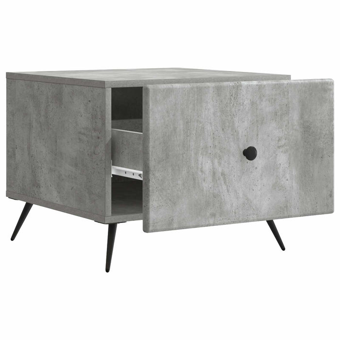Masă de cafea Gri Beton 49 x 50 x 40 cm Lemn prelucrat - WALTI WALTI