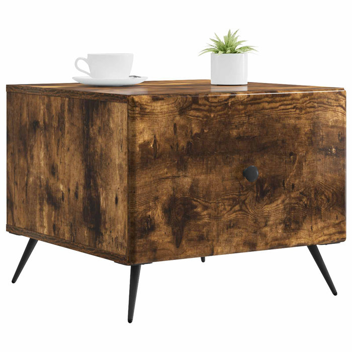 Masă de cafea Stejar fumuriu 49 x 50 x 40 cm Lemn prelucrat - WALTI WALTI