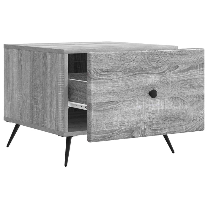 Masă de cafea Sonoma gri 49 x 50 x 40 cm Lemn prelucrat - WALTI WALTI