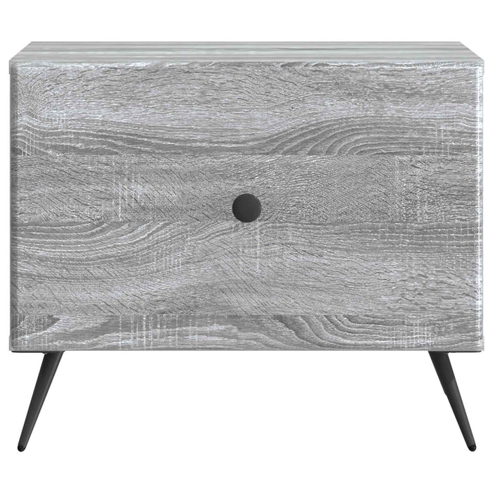 Masă de cafea Sonoma gri 49 x 50 x 40 cm Lemn prelucrat - WALTI WALTI