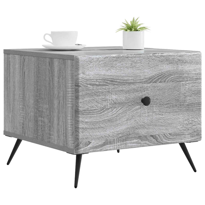 Masă de cafea Sonoma gri 49 x 50 x 40 cm Lemn prelucrat - WALTI WALTI