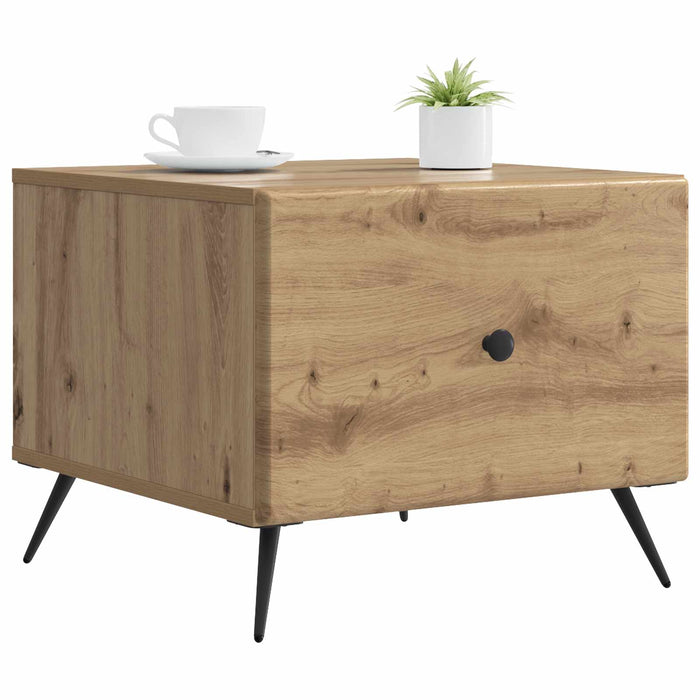 Masă de cafea Stejar Artizanal 49 x 50 x 40 cm Lemn prelucrat - WALTI WALTI