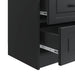 Dulap de noapte Negru 43 x 34,5 x 44,5 cm Lemn prelucrat - WALTI WALTI