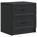 Dulap de noapte Negru 43 x 34,5 x 44,5 cm Lemn prelucrat - WALTI WALTI