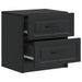 Dulap de noapte Negru 43 x 34,5 x 44,5 cm Lemn prelucrat - WALTI WALTI