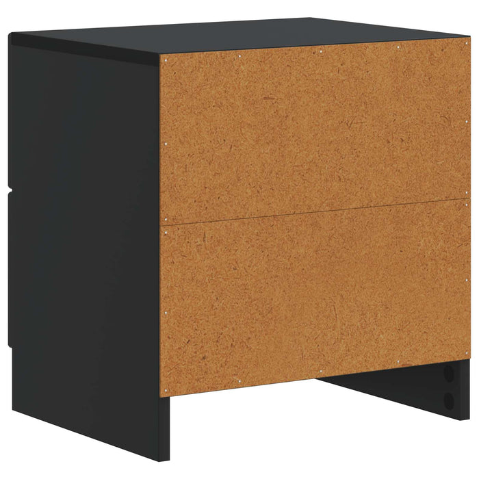 Dulap de noapte Negru 43 x 34,5 x 44,5 cm Lemn prelucrat - WALTI WALTI