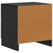 Dulap de noapte Negru 43 x 34,5 x 44,5 cm Lemn prelucrat - WALTI WALTI