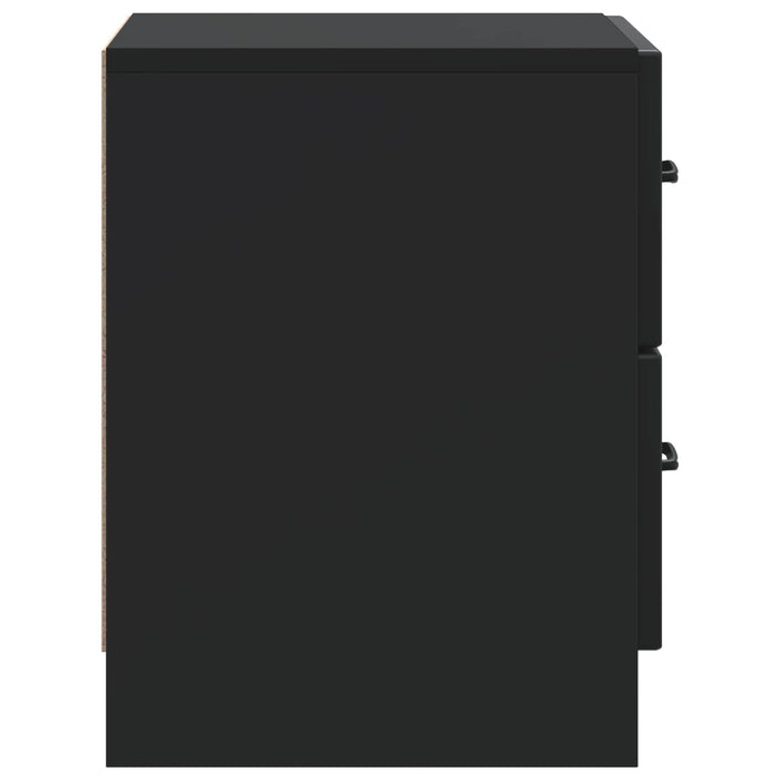 Dulap de noapte Negru 43 x 34,5 x 44,5 cm Lemn prelucrat - WALTI WALTI