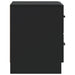 Dulap de noapte 2 pcs Negru 43 x 34,5 x 44,5 cm Lemn prelucrat - WALTI WALTI