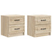 Dulap de noapte 2 pcs Stejar Sonoma 43 x 34,5 x 44,5 cm - WALTI WALTI