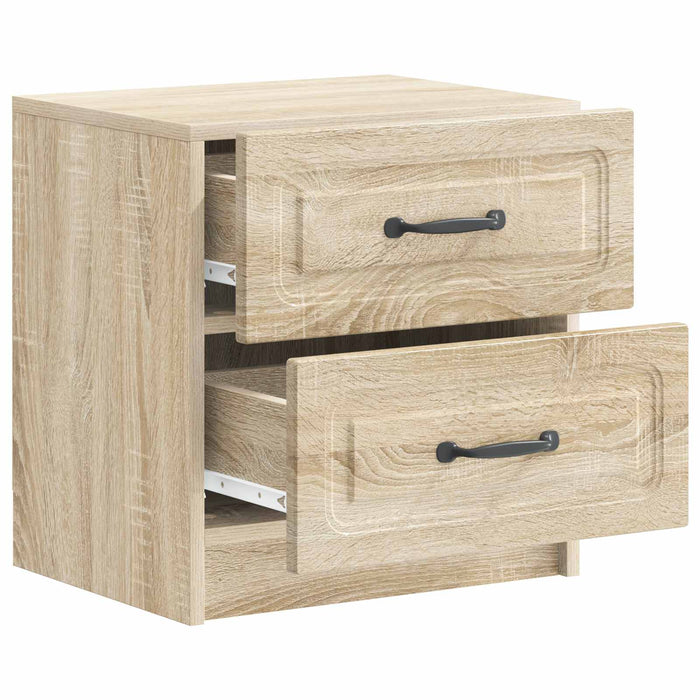 Dulap de noapte 2 pcs Stejar Sonoma 43 x 34,5 x 44,5 cm - WALTI WALTI