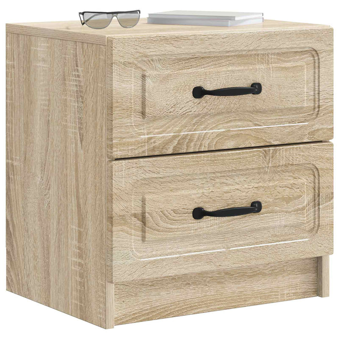 Dulap de noapte 2 pcs Stejar Sonoma 43 x 34,5 x 44,5 cm - WALTI WALTI