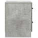 Dulap de noapte cu sertar 2 pcs Gri Beton 43 x 34,5 x 44,5 cm - WALTI WALTI