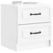 Dulap de noapte 2 pcs Alb foarte lucios 43 x 34,5 x 44,5 cm - WALTI WALTI