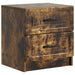 Dulap de noapte 2 pcs Stejar fumuriu 43 x 34,5 x 44,5 cm - WALTI WALTI