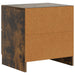 Dulap de noapte 2 pcs Stejar fumuriu 43 x 34,5 x 44,5 cm - WALTI WALTI
