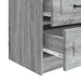 Dulap de noapte Sonoma gri 43 x 34,5 x 44,5 cm Lemn prelucrat - WALTI WALTI