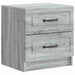 Dulap de noapte Sonoma gri 43 x 34,5 x 44,5 cm Lemn prelucrat - WALTI WALTI