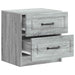 Dulap de noapte Sonoma gri 43 x 34,5 x 44,5 cm Lemn prelucrat - WALTI WALTI