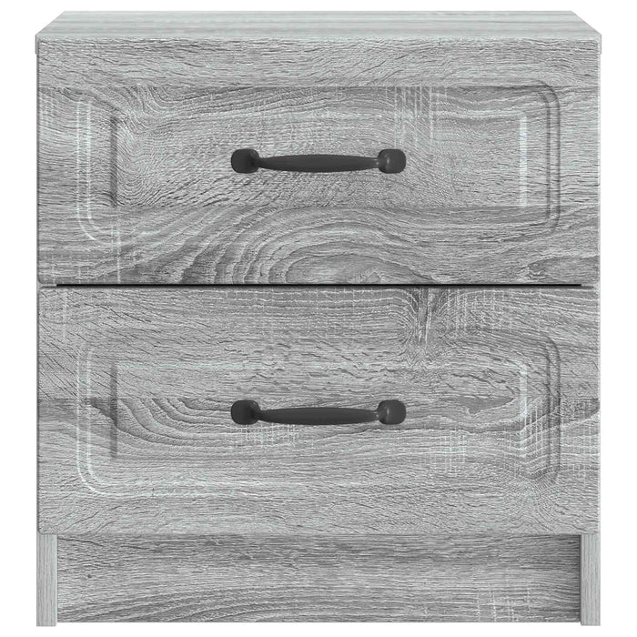 Dulap de noapte Sonoma gri 43 x 34,5 x 44,5 cm Lemn prelucrat - WALTI WALTI