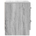 Dulap de noapte Sonoma gri 43 x 34,5 x 44,5 cm Lemn prelucrat - WALTI WALTI