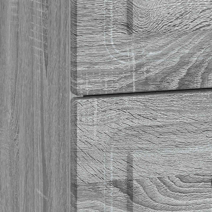 Dulap de noapte cu sertar 2 pcs Sonoma gri 43 x 34,5 x 44,5 cm - WALTI WALTI