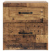 Dulap de noapte cu sertar 2 pcs Lemn vechi 43 x 34,5 x 44,5 cm - WALTI WALTI
