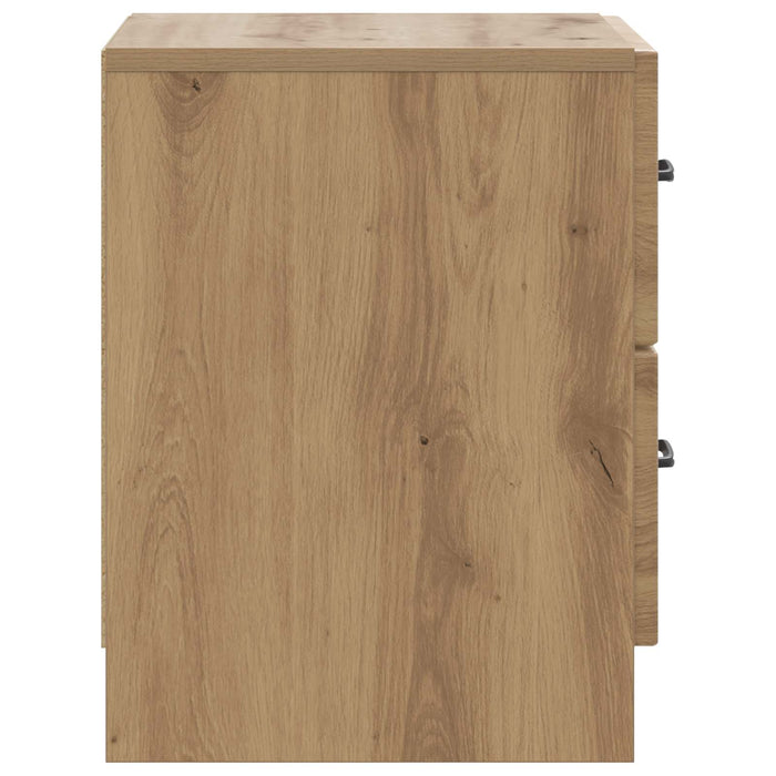 Dulap de noapte 2 pcs Stejar Artizanal 43 x 34,5 x 44,5 cm - WALTI WALTI
