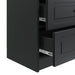 Dulap de noapte Negru 62 x 34,5 x 44,5 cm Lemn prelucrat - WALTI WALTI