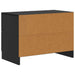 Dulap de noapte Negru 62 x 34,5 x 44,5 cm Lemn prelucrat - WALTI WALTI