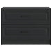 Dulap de noapte Negru 62 x 34,5 x 44,5 cm Lemn prelucrat - WALTI WALTI