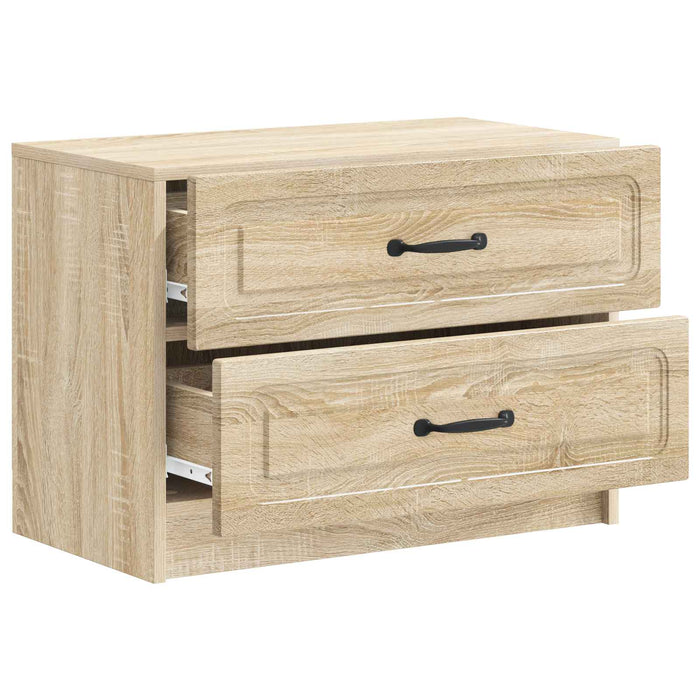 Dulap de noapte cu sertar Stejar Sonoma 62 x 34,5 x 44,5 cm - WALTI WALTI